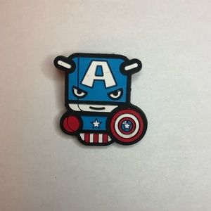 5/$10 Captain America crocs charm